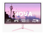Monitorid AROZZI  | Nova | 27 " | IPS | QHD | 16:9 | 180 Hz | 1 ms | 2560 x 1440 pixels | 350 cd/m&sup2; | HDMI ports quantity 2 | Pink