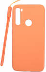 Tagakaaned Evelatus Xiaomi Xiaomi Redmi Note 8 / Redmi Note 8 2021 Soft Touch Silicone Case with Strap Pink