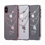 Tagakaaned Devia Apple iPhone X Crystal Shell Case Red
