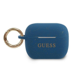 Tagakaaned Guess  Guess GUACAPSILGLBL AirPods Pro cover blue/blue Silicone Glitter