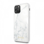 Tagakaaned Guess Apple iPhone 12/12 Pro PC/TPU Marble Cover White