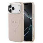 Tagakaaned Guess Apple iPhone 17 Pro Silicone case with MagSafe Classic Logo Pink