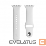 Rihm Evelatus Apple Watch 38/40/41mm Silicone Loop Watch Straps (110mm S/M) White