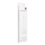 &Uuml;leminek OEM  Adaptor AUX 2in1 Type C (male) to Type C (female) / Type C (female) BOX white [DAC]