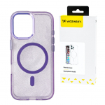Tagakaaned Wozinsky  Wozinsky Glitter Case with Mag Safe for Samsung Galaxy S25 Ultra - Purple with Glitter