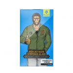 Muu Blueo  5D Mr. Monkey Glass - Apple iPhone 13 black (Anti-Static Strong HD)