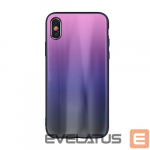 Tagakaaned iLike Samsung Galaxy A70 Aurora Glass Black Pink