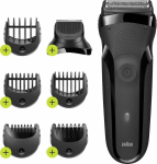 Raseerijad Braun Shaver | 300BT Series 3 | Operating time (max) 30 min | NiMH | Black