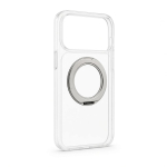 Tagakaaned Evelatus Apple iPhone 17 Pro Max Hybird Case With Magsafe PC+TPU 360 Metal Stand Transparent