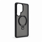 Tagakaaned Evelatus Samsung Galaxy S26 Ultra Shield Case With MagSafe & Stand Matte Ring Black