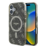 Muu telefoni lisavarustus Guess  Guess IML 4G Background MagSafe iPhone 16 Case - Brown