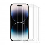Tagakaaned Joyroom  Joyroom Knight 2,5D FS TG 5x glass iPhone 14 Plus full screen (JR-DH07)