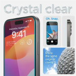 Kaitseklaasid Spigen  Spigen Glas.tR EZ Fit tempered glass for iPhone 15 / 16 - 2 pcs.