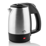 Veekeetja ETA Kettle 618890010 Holiday Electric, 1000 W, 0.5 L, Stainless steel, Black/Stainless steel