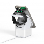 Automaatne hoidja Duzzona  W20 4-in-1 House-shaped Magnetic Wireless Charger Stand 15W White