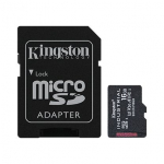 M&auml;lukaardid Kingston UHS-I 16 GB, microSDHC/SDXC Industrial Card, Flash memory class Class 10, UHS-I, U3, V30, A1, SD Adapter