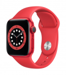 Nutikell Apple Watch Series 6 GPS, 40mm Product (Red) Aluminium Case With Sport Band - Regular Red