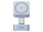 Juhtmeta laadija Ugreen Magnetic Charger 25W 2-in-1 55960B Wireless, Qi2.2 35W Gray
