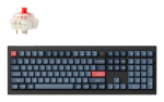 Arvuti klaviatuur Keychron Keychron V6 Max RGB - US Layout - Hot-Swappable Gateron Jupiter Red Wireless Keyboard