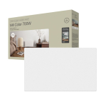 Radiaator Mill  Color Panel Heater | COLOR700DN | Panel Heater | 700 W | Suitable for rooms up to 9-12 m&sup2; | Matt White | IPX4