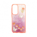 Tagakaaned iLike Samsung Galaxy A55 EPOXY CARTOON COVER Light Pink