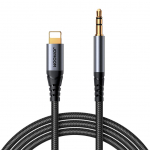 Muu Joyroom Black \ Lightning (male) || mini jack 3.5 mm (male) \ 1.2 m