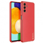 Tagakaaned Dux Ducis  Dux Ducis Yolo elegant cover made of ecological leather for Samsung Galaxy A13 5G red