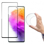Kaitseklaasid Wozinsky Wozinsky Full Cover Flexi Nano glass film tempered glass with a frame for Samsung Galaxy A73 transparent
