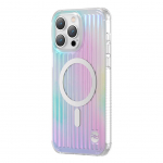 Tagakaaned Kingxbar  Kingxbar PQY Go Out Series magnetic case for iPhone 14 Plus MagSafe laser color