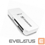M&auml;lupulk Transcend Universal RDF5 Card Reader - USB 3.1/3.0 (SD+Micro) White