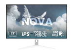 Monitorid AROZZI | Nova | 32 " | IPS | QHD | 16:9 | 180 Hz | 1 ms | 2560 x 1440 pixels | 300 cd/m&sup2; | HDMI ports quantity 2 | White