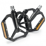 Jalgratta varuosa Rockbros  Rockbros C700 Reflective Aluminum Platform Bicycle Pedals - Black