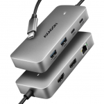 Muu arvutitarvik Axagon I/O HUB USB-C 3P HDMI DP/0.15M HMC-CUB83X2