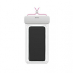 Universaal spordi&uuml;mbris Baseus - WATERPROOF CASE LET White Pink