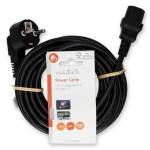 Kaabel NEDIS  Nedis CEGL10000BK50 elektrības kabelis Melns 5 m CEE7/7 C13