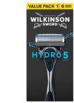 Teine toode wilkinson sword  Wilkinson Sword WILKINSON_Sword Hydro 5 maszynka do golenia + wklady 6szt (4027800180530)