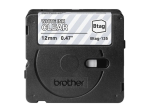 Tarvikud ja tarvikud Brother  BTAG-135 | White on Clear | Btag