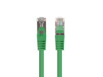 Kaabel Lanberg Patchcord CAT.6 FTP 0.25M fluke passed 10-pack, Green | PCF6-20CC-0025-G