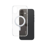 Tagakaaned CARE by PanzerGlass Case Feature | Back protection | Apple | iPhone 16 Plus | Recycled plastic | Silver | Kickstand & MagSafe