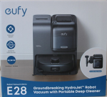 Tolmuimeja Anker Eufy SALE OUT. Robot Vacuum Cleaner Omni E28, Black | Robot Vacuum Cleaner | Omni E28 | Wet&Dry | Dust capacity 3 L | 20000 Pa | Black | DAMAGED PACKAGING, MISSING INNER PACKAGING (BAGS). ITEM IS USED, DIRTY, WET AND SCRATCHED. NOT F ...