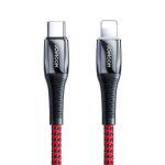Kaabel Joyroom  Joyroom S-1224K2 USB-C / Lightning PD cable 20W 2.4A 1.2m - red
