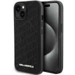 Tagakaaned Karl Lagerfeld  Karl Lagerfeld Quilted K Pattern case for iPhone 15 Plus / 14 Plus - black