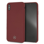 Tagakaaned Mercedes-Benz  Mercedes Silicone Line Case for iPhone Xs Max - Red