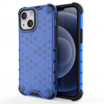 Tagakaaned Hurtel  Honeycomb Case armor cover with TPU Bumper for iPhone 13 mini blue