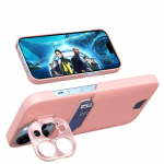 Tagakaaned Hurtel  Leather Stand Case for Samsung Galaxy S23 Card Wallet Cover with Stand Pink