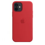 Tagakaaned Apple Silicone Case with MagSafe for iPhone 12 mini Red