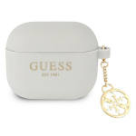 Tagakaaned Guess  Guess GUA3LSC4EG AirPods 3 cover grey/grey Silicone Charm 4G Collection