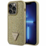 Tagakaaned Guess  Guess GUHCP14LHDGTPD iPhone 14 Pro 6.1" gold/gold hardcase Rhinestone Triangle