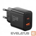 Adaptrid Joyroom  EU Joyroom JR-TCF05 20W USB-A USB-C charger Black