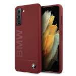 Tagakaaned BMW  BMW Silicone Signature Logo Case for Samsung Galaxy S21+ - Red